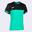 T-shirt manga curta Mulher Joma Montreal verde preto