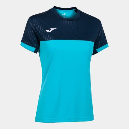 Maillot Manches Courtes Padel Femme Joma Montreal Blanc