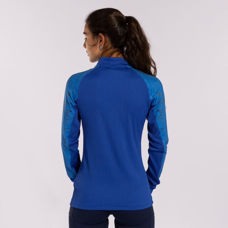 Sweat-shirt running Femme Joma Elite ix bleu roi