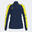 Sweat-shirt running Fille Joma Elite ix bleu marine jaune fluo