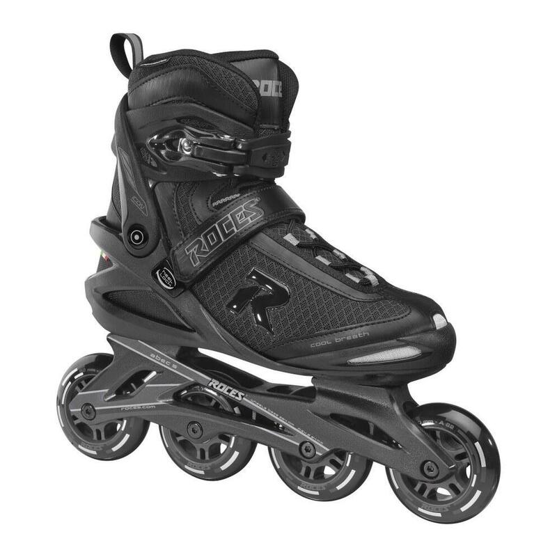 Roces Icon inline skates softboot heren 80 mm 82A zwart