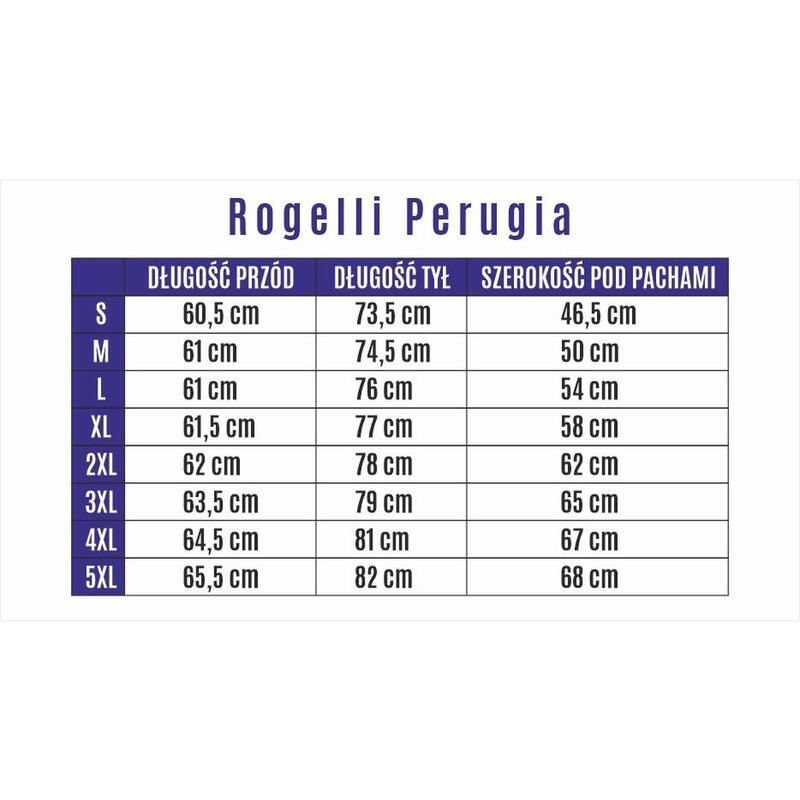 Koszulka rowerowa męska Rogelli PERUGIA 2.0 z luźniejszym krojem