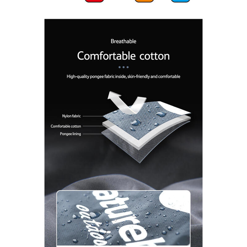 LW180 Envelope Mini Ultralight Cotton Camping Sleeping Bag  - Shadow Blue