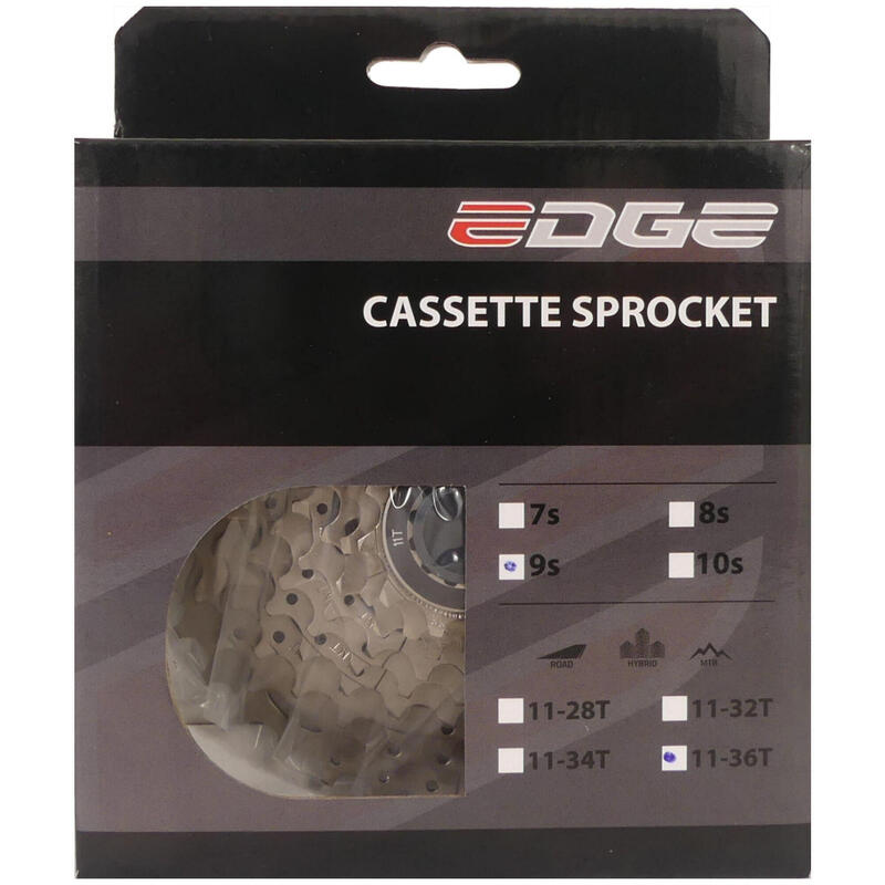 Cassette 9 Speed Csm5009 11-36T - Zilver