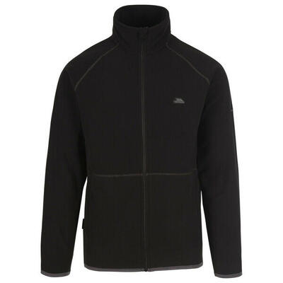 Giacca In Pile Uomo Trespass Faxfleet Nero