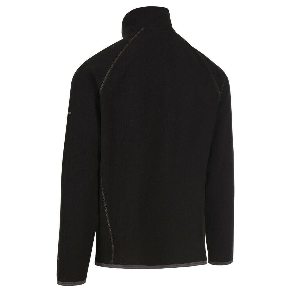 Giacca In Pile Uomo Trespass Faxfleet Nero 2/5