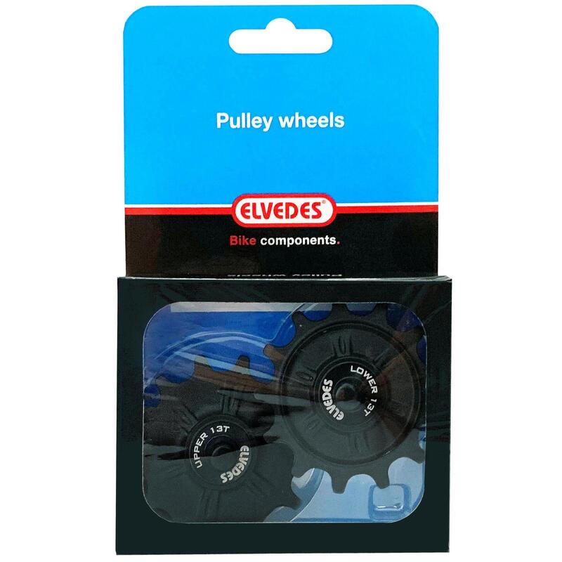 Kit Galets de derailleur vélo Elvedes Shimano M9100/8100/7100