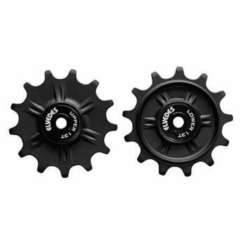 Kit Galets de derailleur vélo Elvedes Shimano M9100/8100/7100