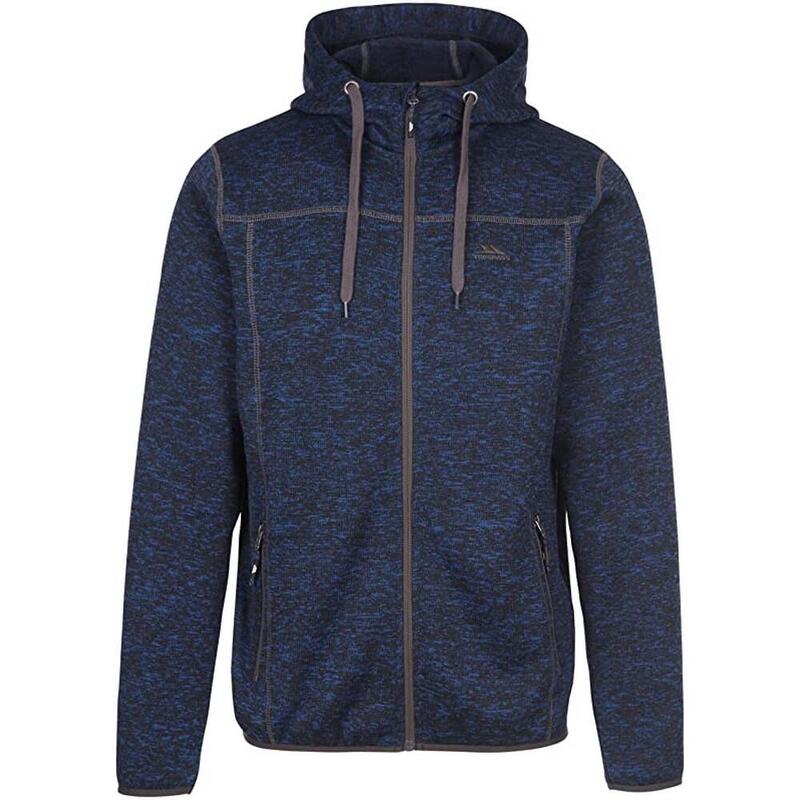 Heren Odeno B Marl Fleece Jas (Marine)