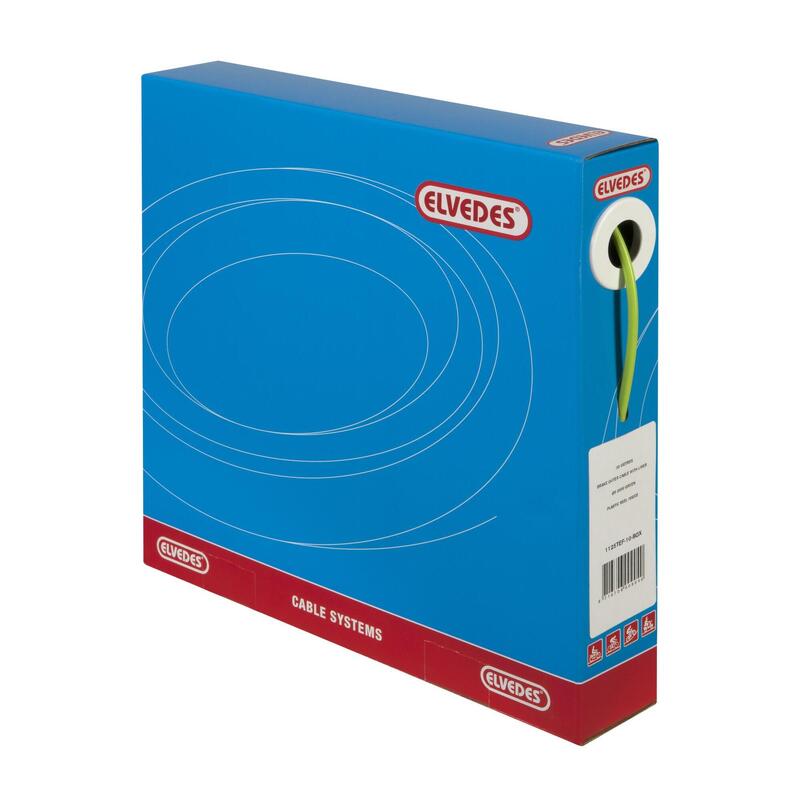 Rem buitenkabel met voering 30 meter / Ø5,0mm - groen (30 meter in doos)