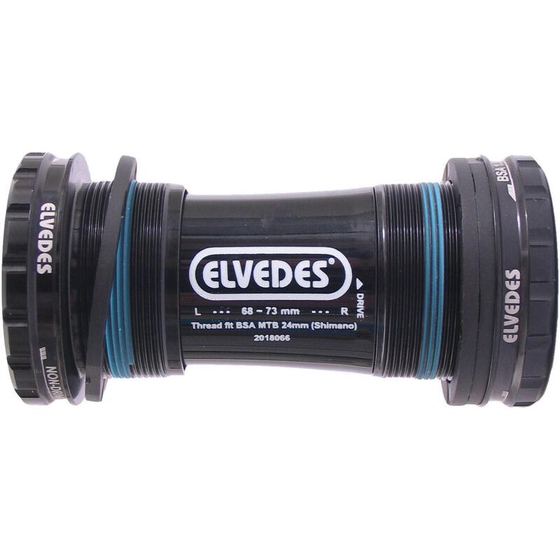 Adaptateur de pédalier Elvedes BSA MTB Shimano 24mm