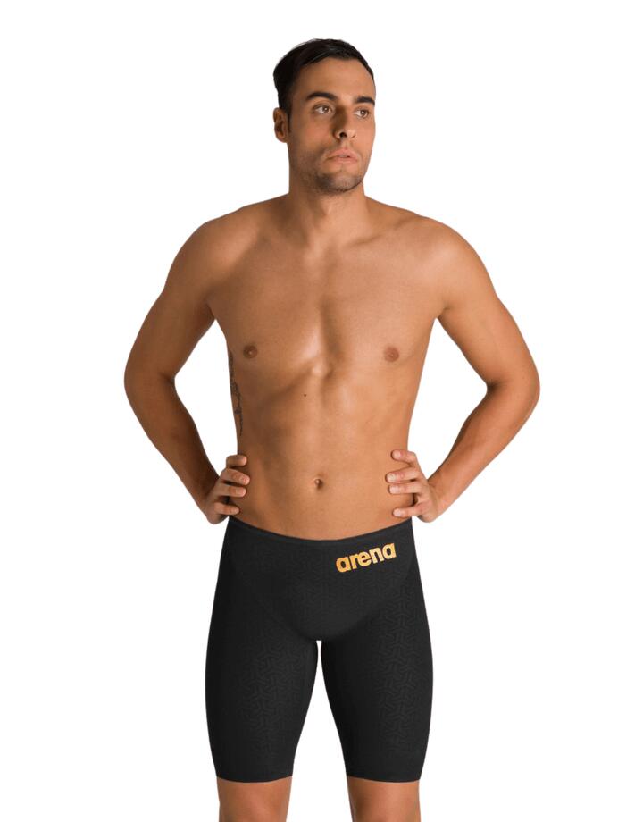 Arena Powerskin Carbon Glide Jammer - Black / Gold 1/5