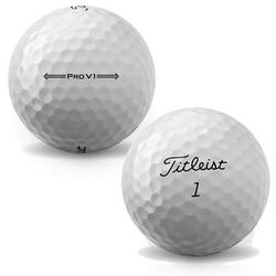 Gerenoveerd - TITLEIST PRO V1 x 12 GEBRUIKTE GOLFBALLEN - Uitstekende staat