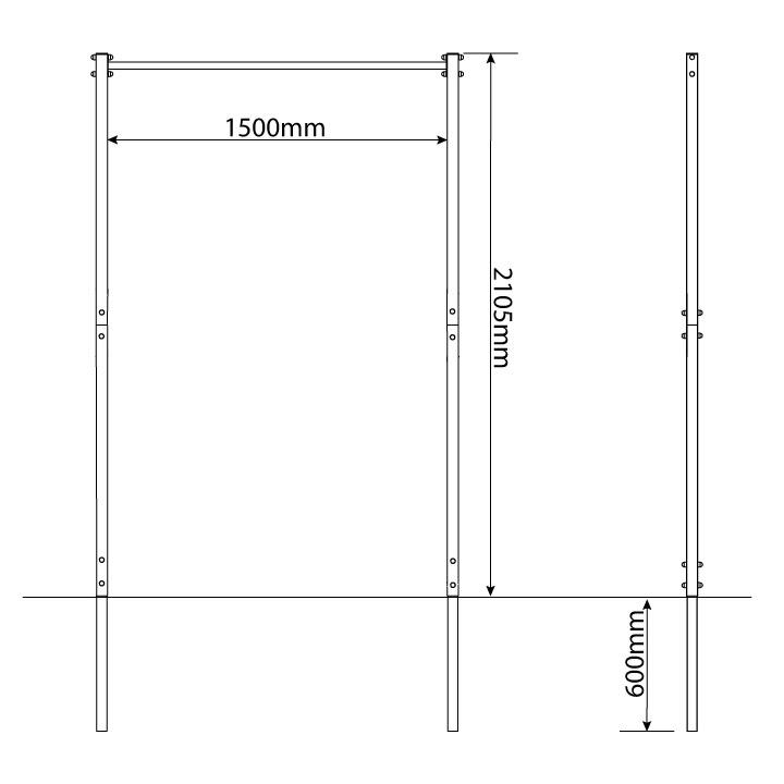 Outdoor pull-up bar - Street Workout