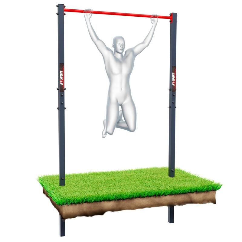 Barra de tracción para el jardín I Rack musculación