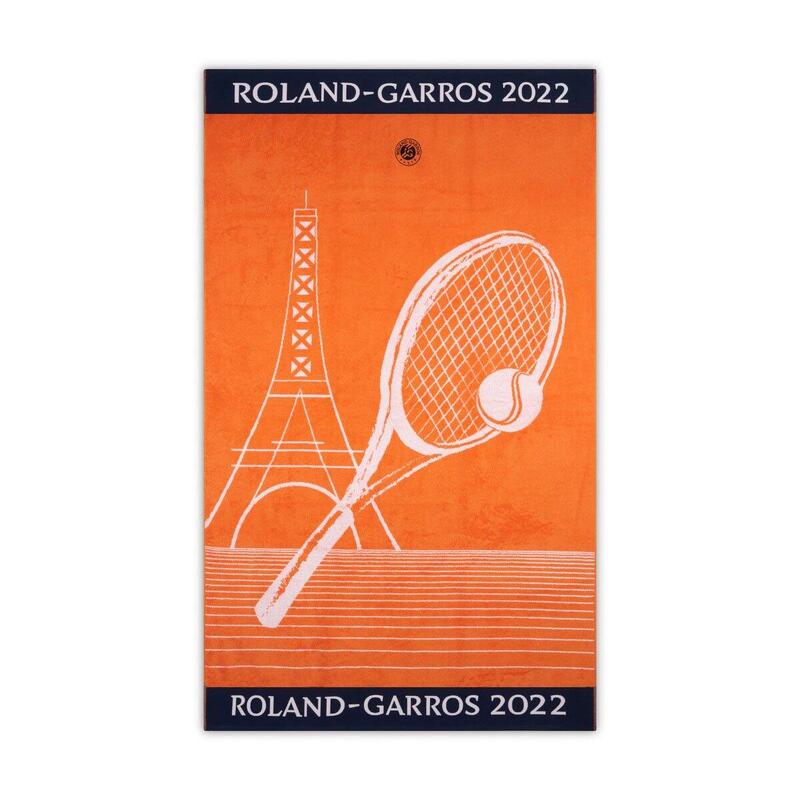 Drap de plage joueur Roland-Garros 2022 - Terre-battue