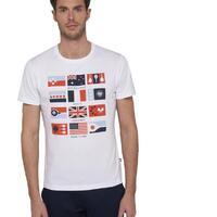 T-shirt homme Roland Garros "Grand Chelem" - blanc