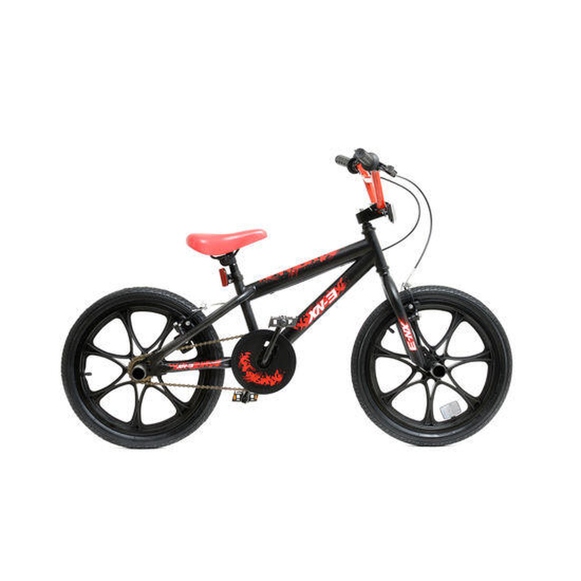 XN-3-18 Kids Freestyle BMX, 18" MAG Wheel - Black/Red 1/1