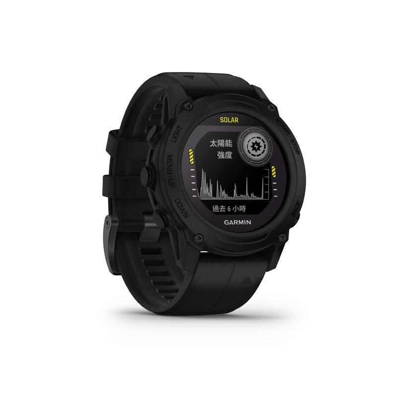 潛水及智能Descent G1 太陽能手錶 - 中文版, 黑色