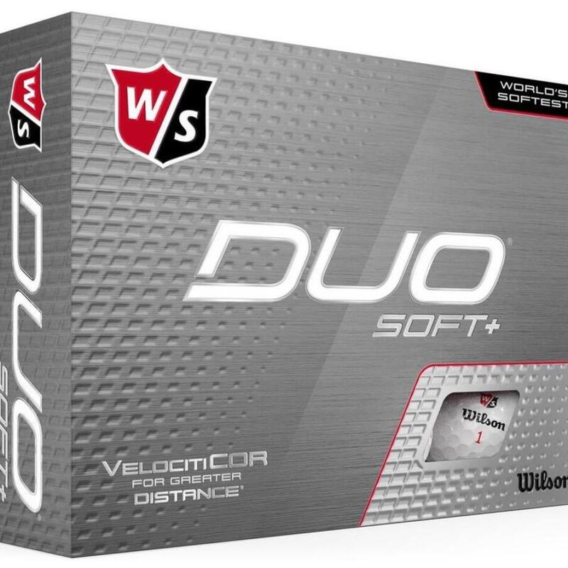 Caja de 12 Pelotas de Golf Wilson Duo Soft