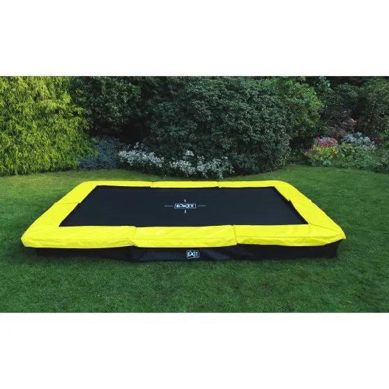 Trampoline - Silhouette Inground (incl. veiligheidsnet) - 214 x 305 cm - Groen -