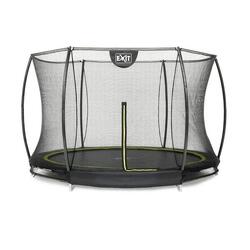 Trampoline - Silhouette Inground (incl. veiligheidsnet) - 244 cm - Zwart - Tramp