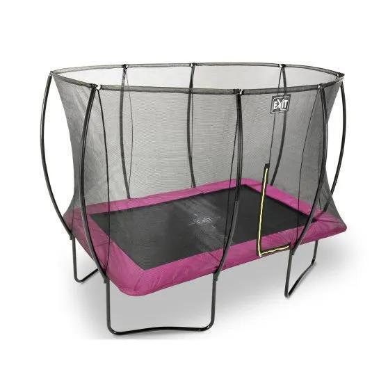 Trampoline EXIT Silhouette 244x366cm - rose