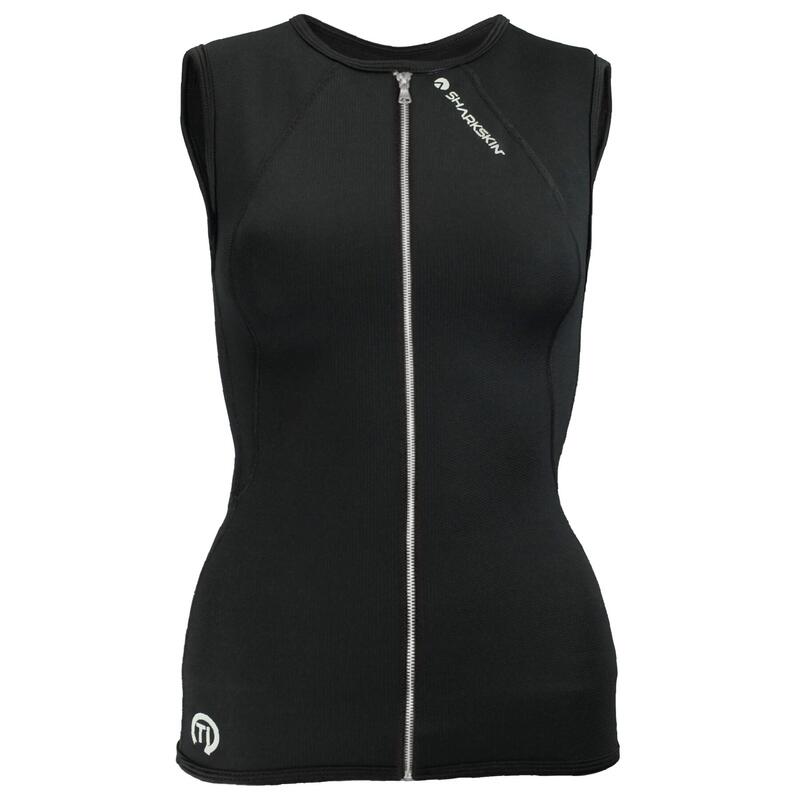 WOMEN'S TiFIR CHILLPROOF VEST FRONT ZIP - BLACK