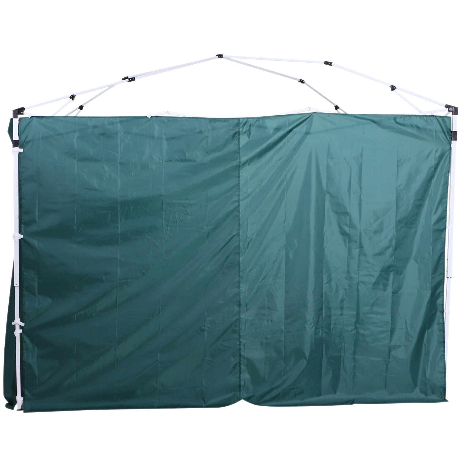 Paredes Laterais para Tenda 300x200 cm Verde Escuro Outsunny 4/7