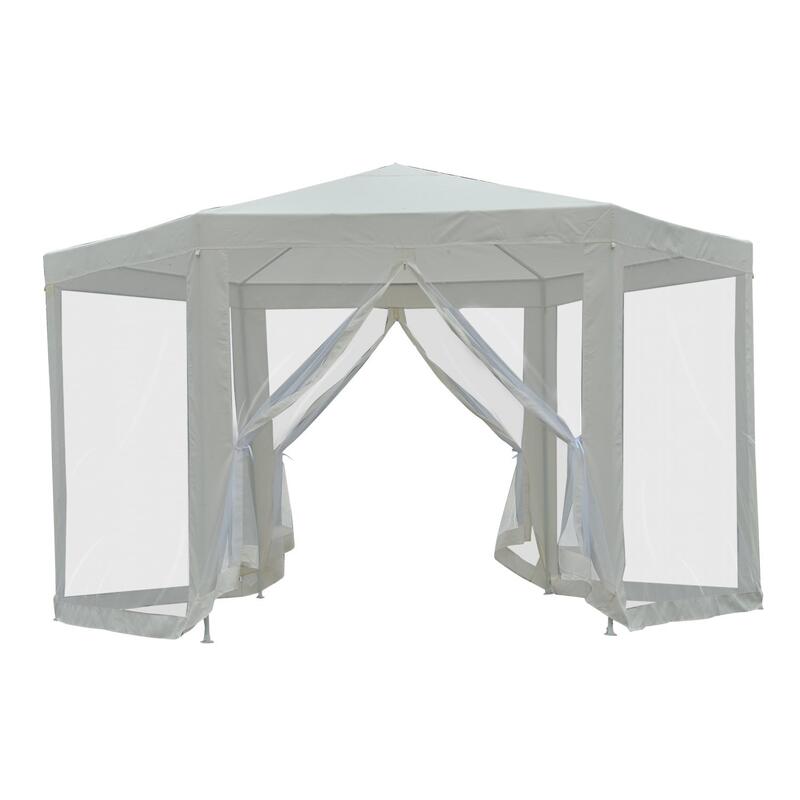 Carpa eventos deportivos poliéster Ø390x250 cm