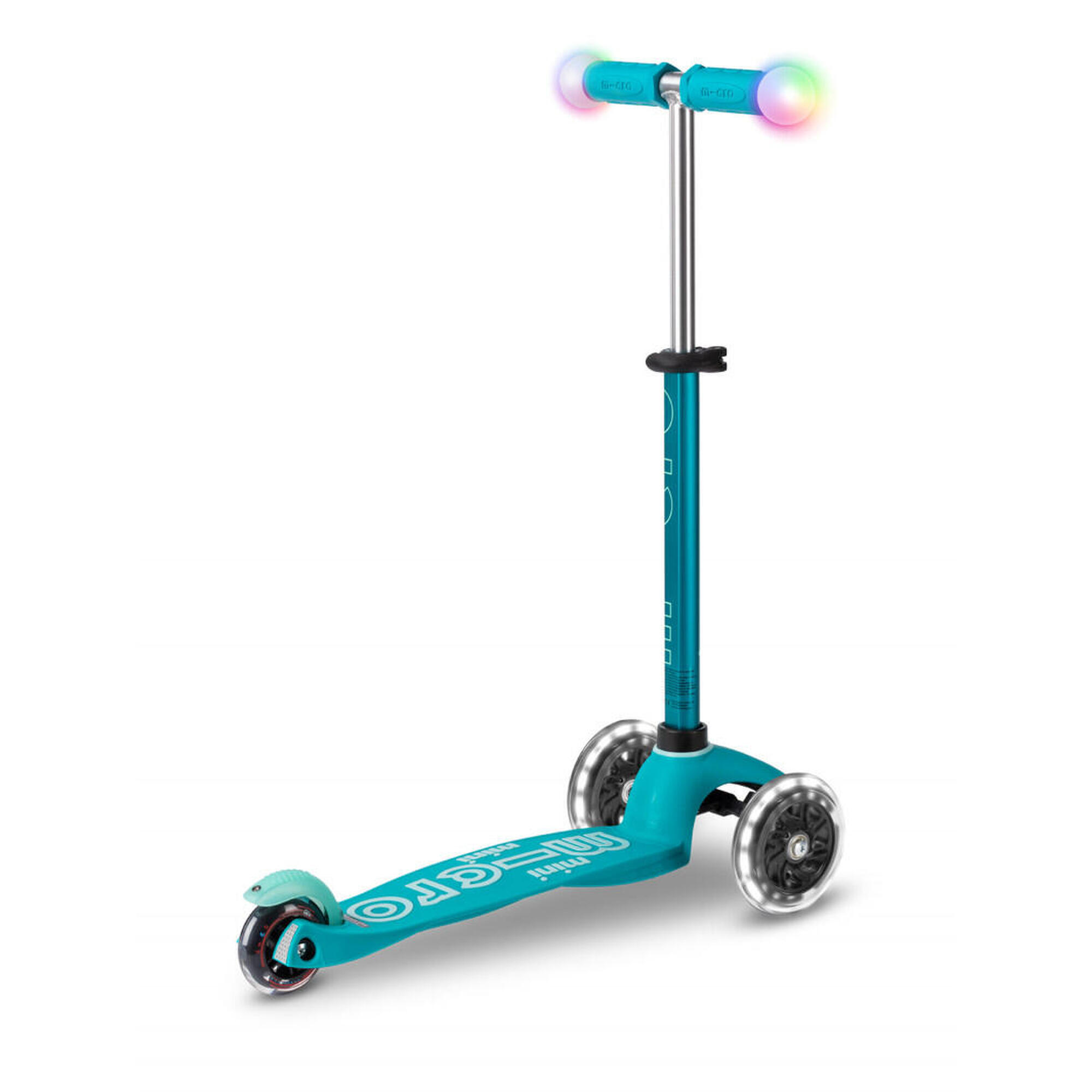 Trottinette 3 roues enfant LED – Mini Micro Deluxe Magique Aqua