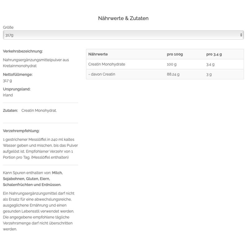 Micronized Creatine Powder