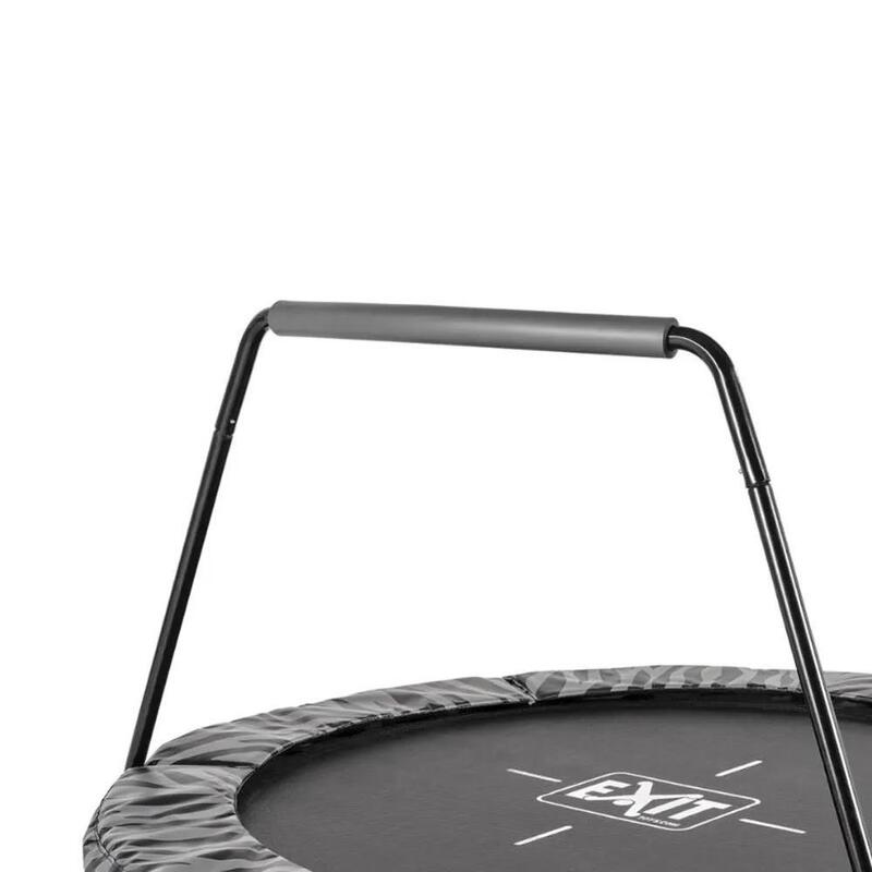 Trampoline - Tiggy Junior (incl. handbeugels) - 140 cm - Grijs - Trampoline