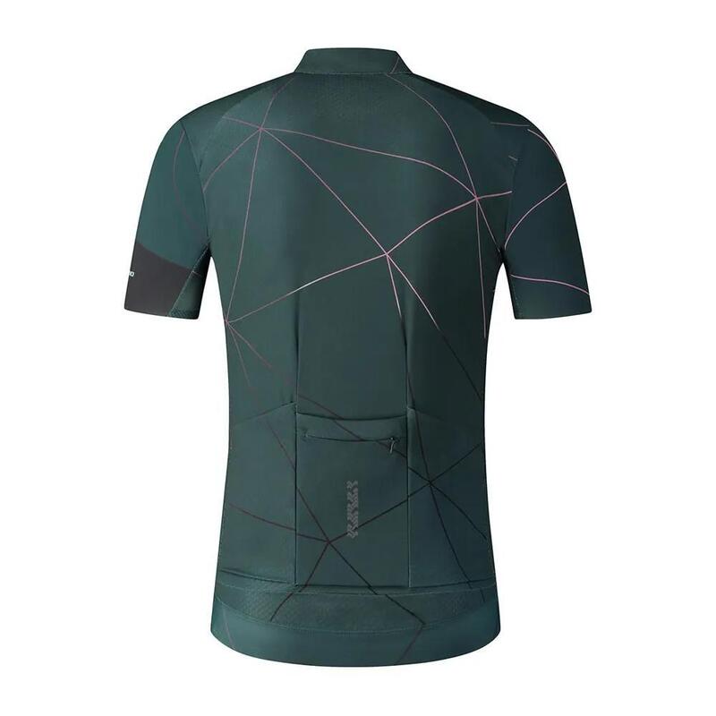 Maillot de vélo - Breakaway - M - Hommes - Vert