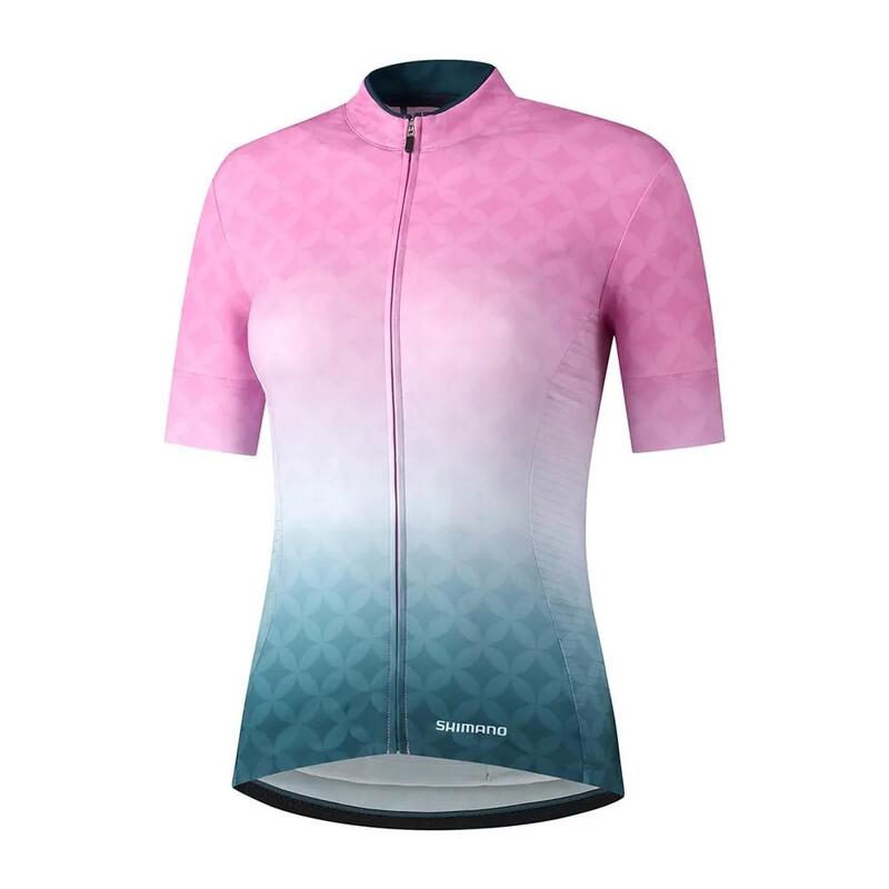 Fietsshirt -Wielershirt Sumire - L - Dames - Roze - Fietsshirt