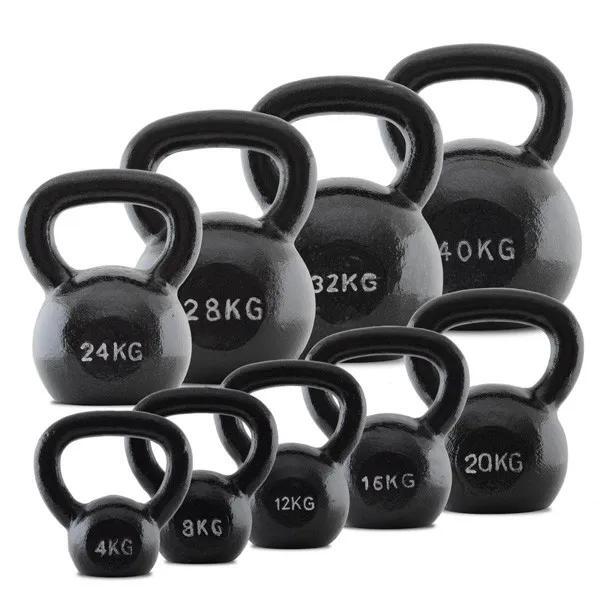 Kettlebell - 4 kg - Gietijzer 2/3