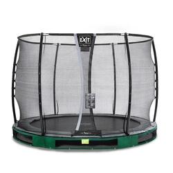 Trampoline - Elegant inground (incl. economy veiligheidsnet) - 305 cm - Groen -