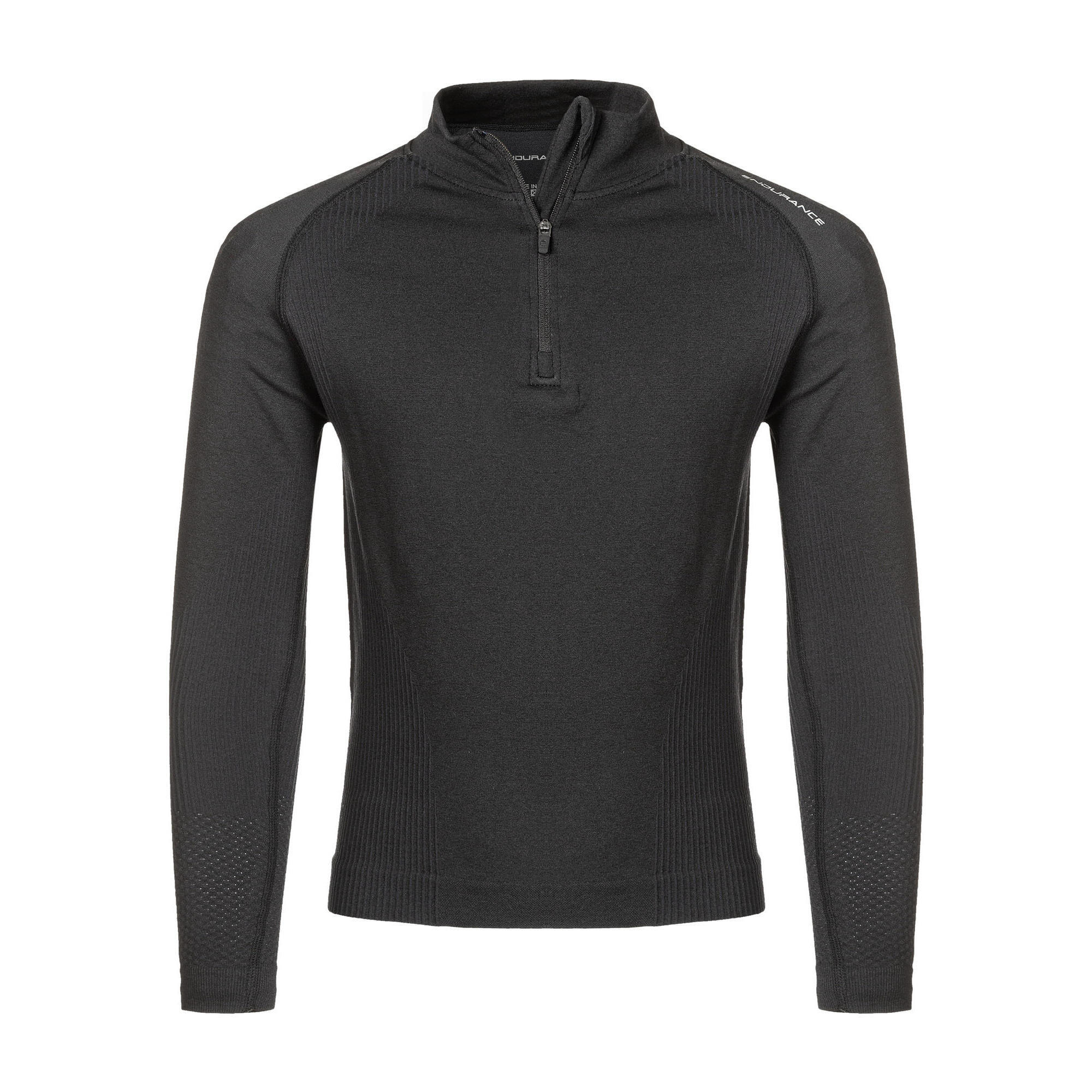 Endurance - Couche Intermédiaire Halen Jr. - T-shirt Manches Longues - Gris|violet -  8 À 10 Ans - Decathlon