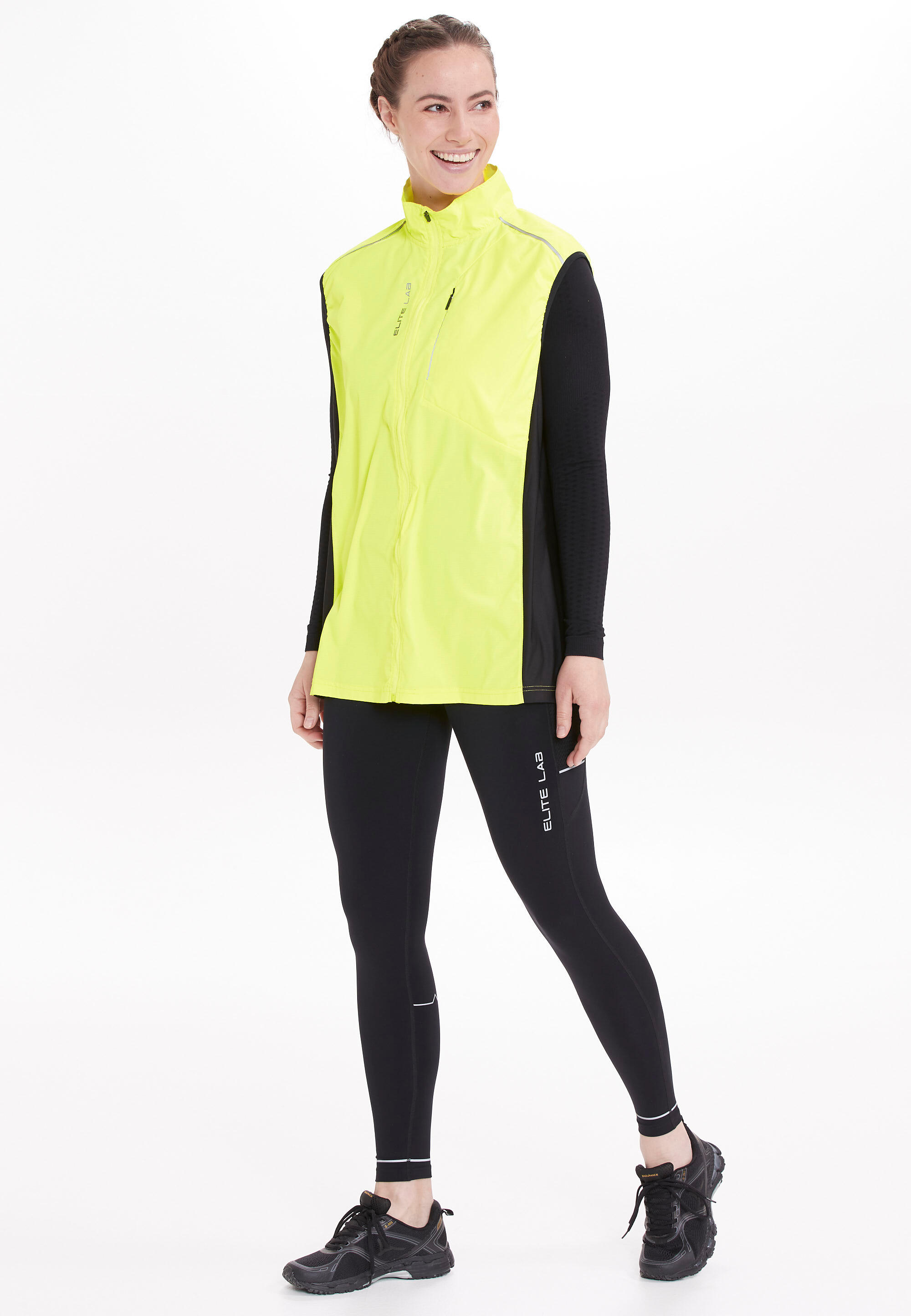 Women's compression tights Elite Lab Run Elite X1 3/5