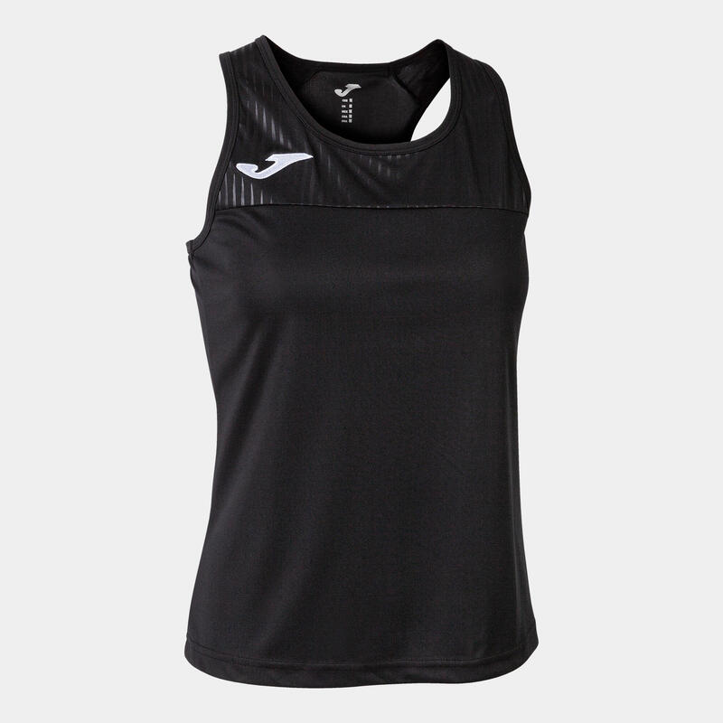 Camiseta Tirantes Pádel Mujer Joma Montreal Negro