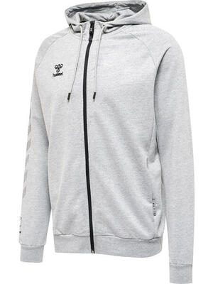 Felpa con cerniera a cappuccio Hummel Move Grid