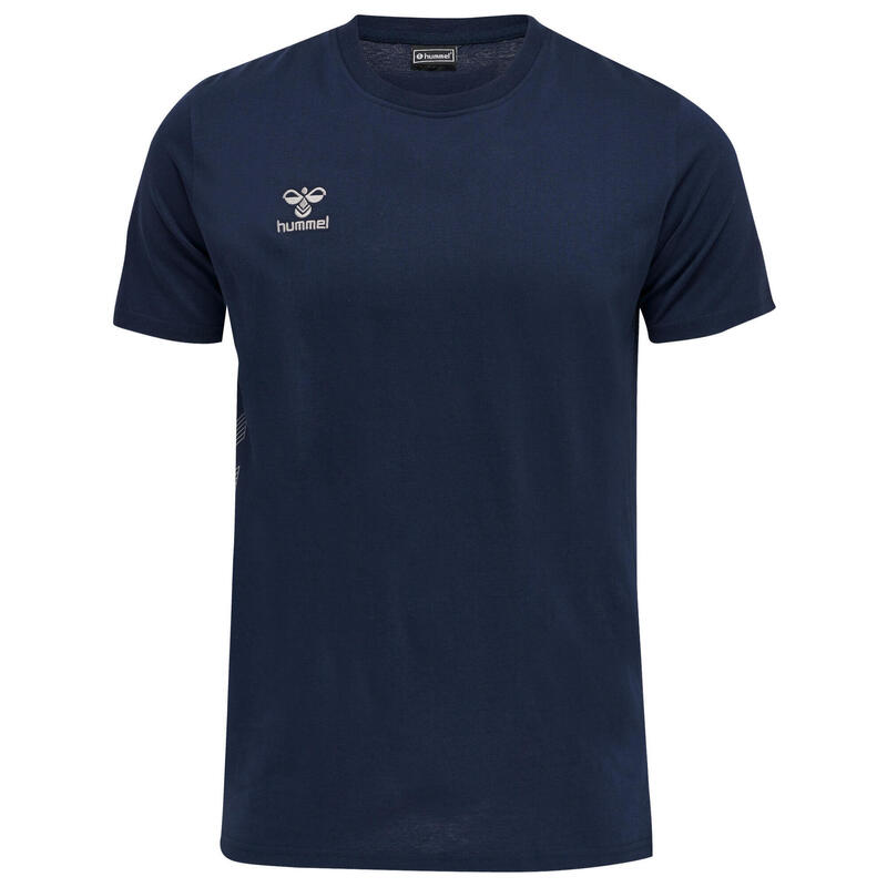 Hmlmove Grid Cotton T-Shirt S/S T-Shirt Manches Courtes Homme