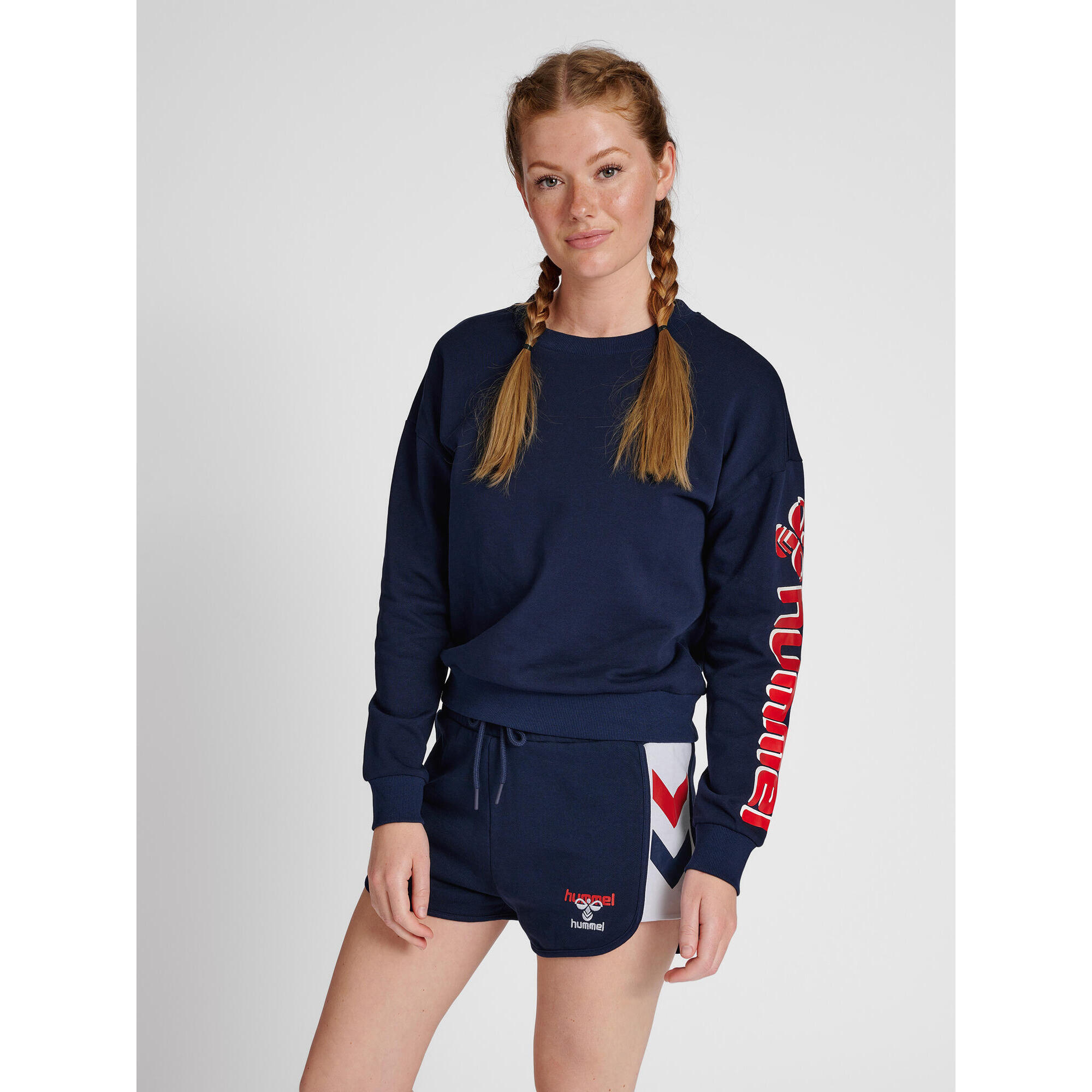 Hummel - Enfiler Sweat-shirt Hmlic Femme Hummel - Sweat-shirt - Bleu - S - Decathlon