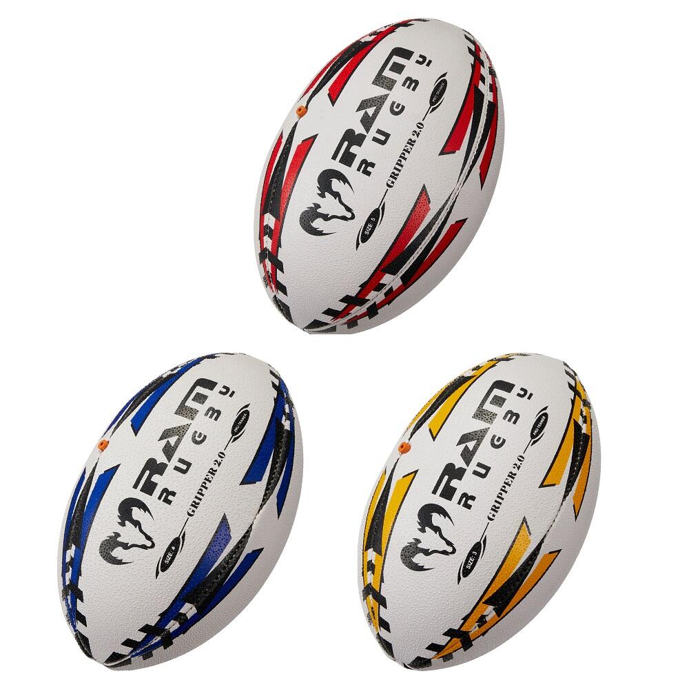 Gripper 2.0 Pro Trainer Rugby Ball 2/3