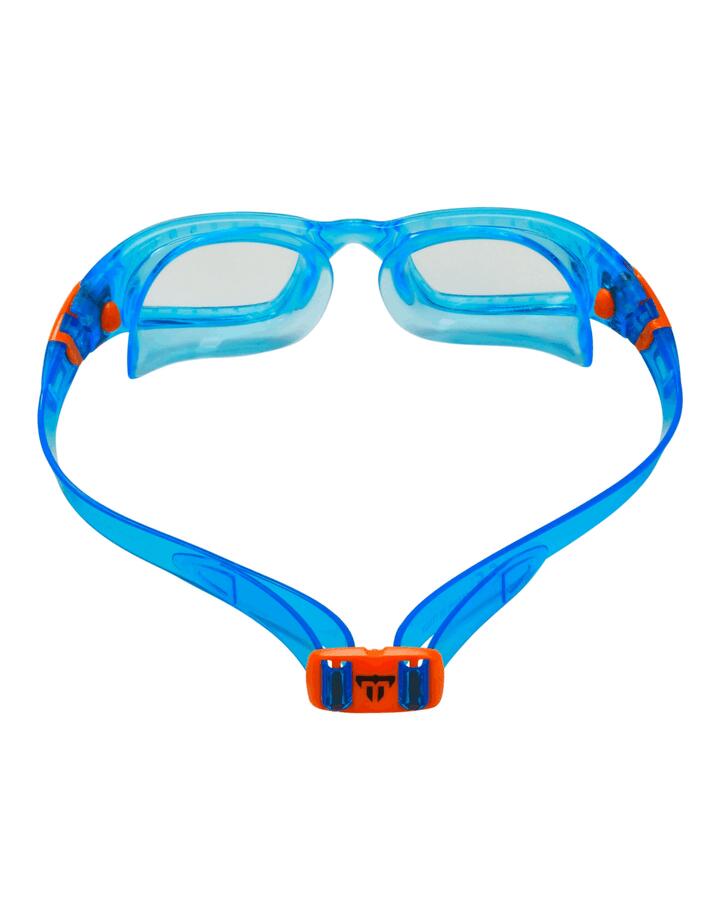 Phelps Tiburon Kids Blue Lens Goggles - Aqua / Orange 4/5