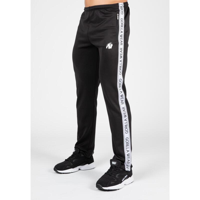 Pantalón Chándal Fitness Largo Poliéster Mujer GORILLA WEAR Pasedena Negro