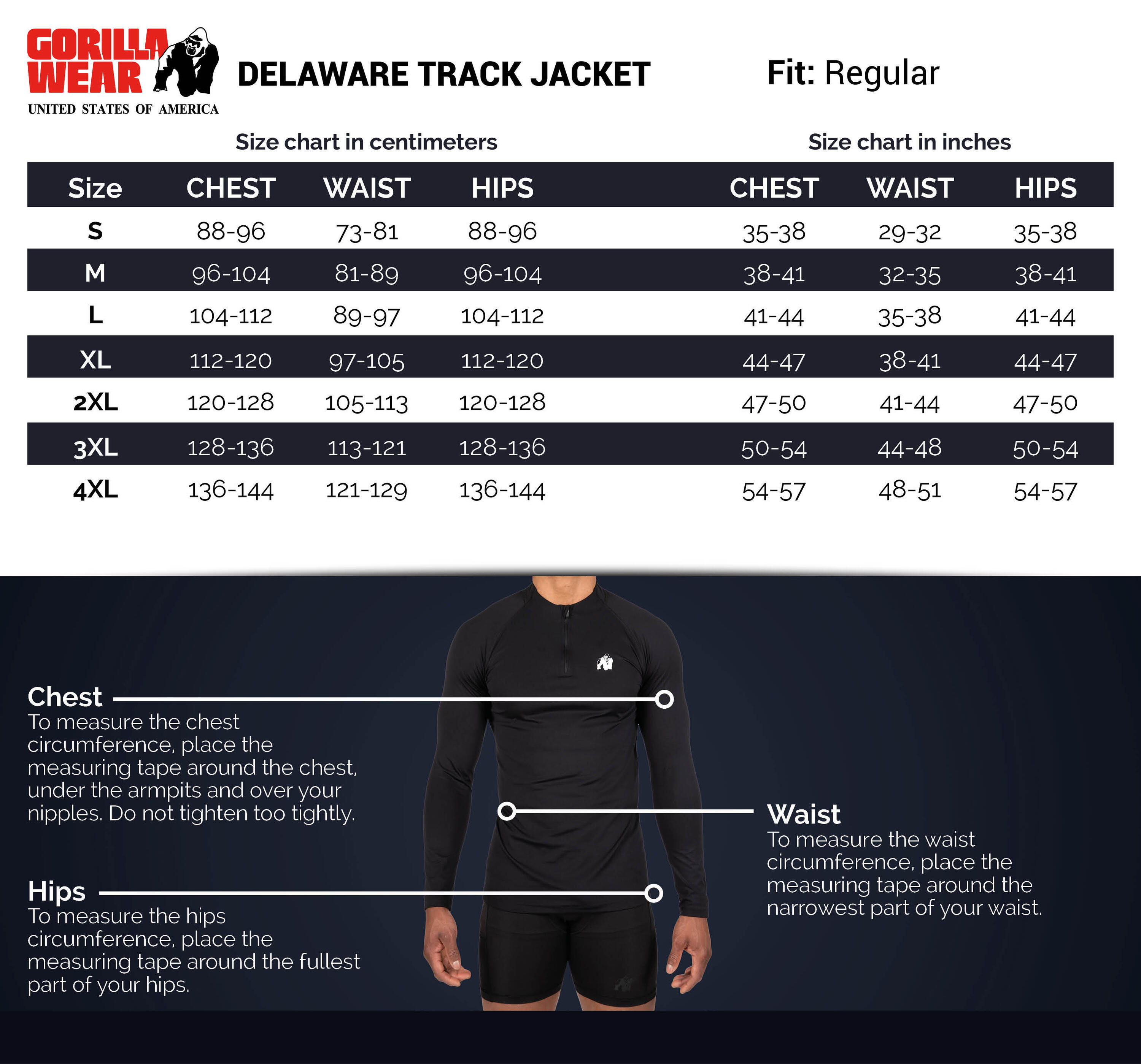 Delaware Casaco de treino - Preto 5/6