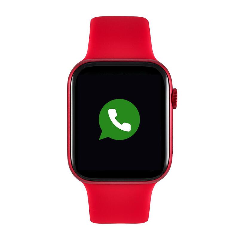 Reloj inteligente Multideporte Watchmark Wi12 rojo