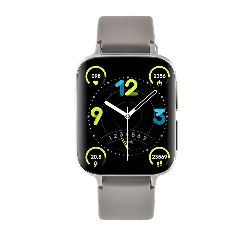 Relógio Smartwatch Smartone desportivo prateado