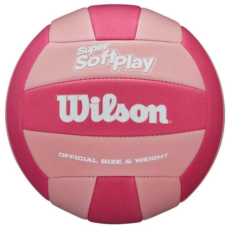 Bola de voleibol rosa super macia Wilson